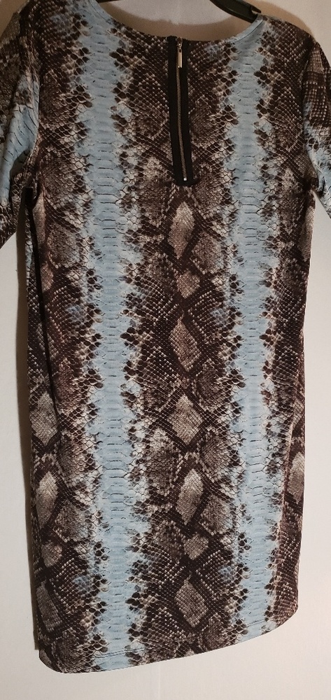 Snake Print Dress